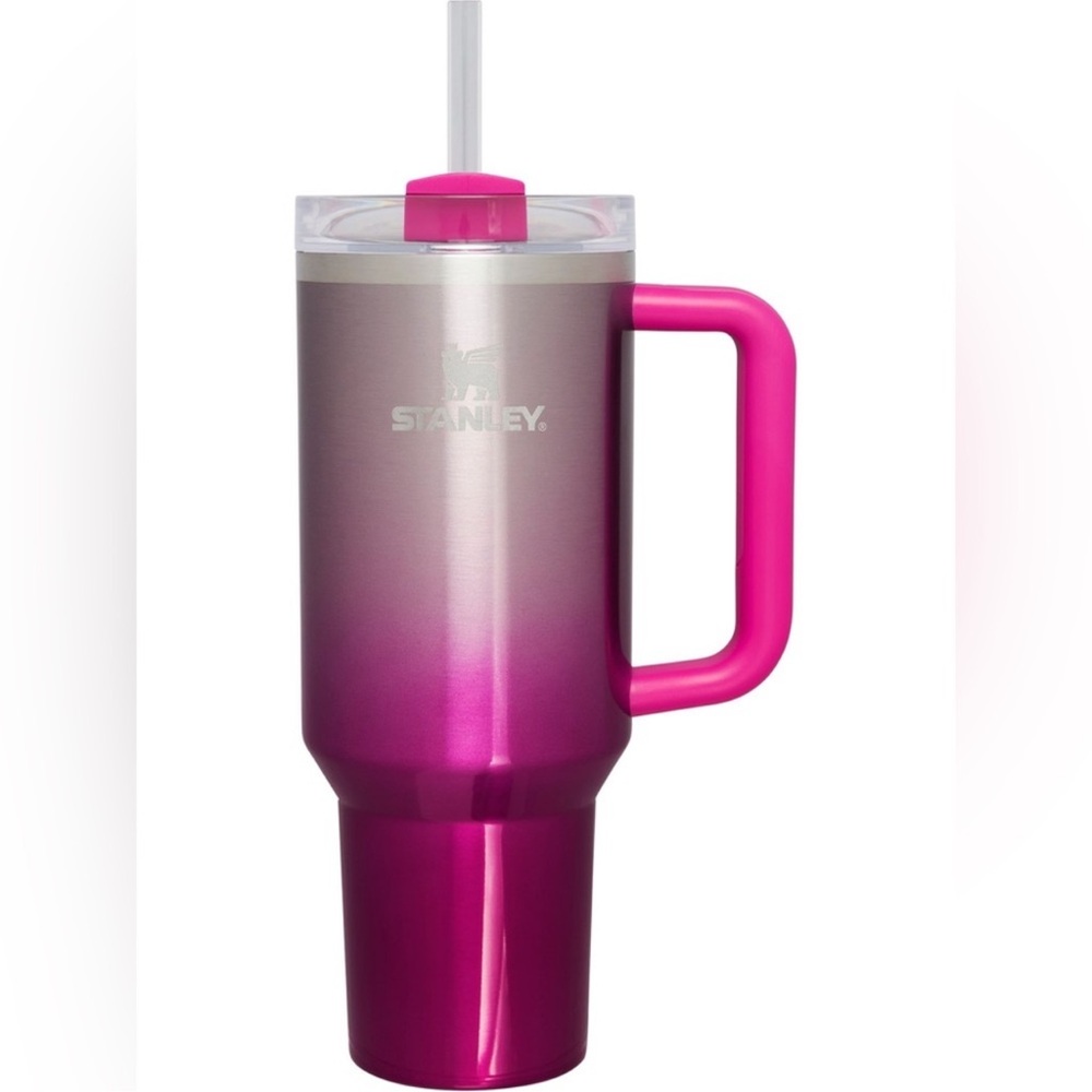🎉LAST CHANCE🎉Stanley 40 oz. Quencher H2.0 FlowState Tumbler Camelia Gradient - Picture 2 of 14